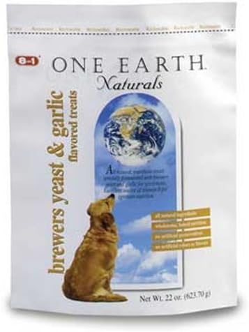 <Tab> One Earth Dog Buiscuit, Brewer'S Yeast And Garlic, 22-Ounce (Pack Of 6)