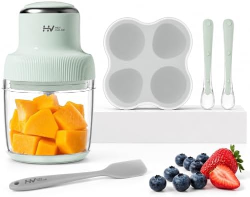 Baby Food Maker, HEYVALUE Larger Baby Food Processor Set for Frui...