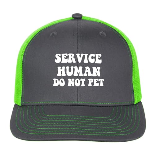 Service Human do not pet Trucker hat Running caps for Women