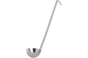 American Metalcraft Silver Large Ladle with Long Handle