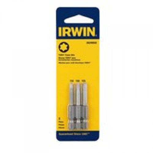 Irwin Tools 3524993C Screwdriving Power Bit Set (3-Pack), 3 Piece