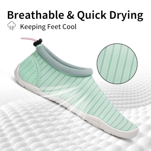 Image of Mishansha Water Shoes Women Wide Toe Quick Dry Aqua Shoes | Adult Swim Shoes Anti-slip Five Finger Barefoot Shoes For Beach Hiking Yoga Reefing Surfing River