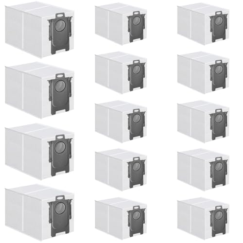 14 Packs Dust Bags for Roborock Saros 10/ 10R, Q Revo, Qrevo S/Slim, S8 MaxV Ultra, S8 Max Ultra, Qrevo MaxV/Pro/Curv/Curv S5X/ Edge/Edge S5A Robot Vacuum Cleaner, 2.7L Large Capacity -  ApexOne, QREVO014