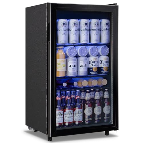 TACOOL Beverage Refrigerator and Cooler for Soda Beer