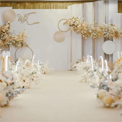 Alfombra para bodas de 10m: decora tu pasillo de boda sin resbalones en exterior 6