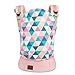 Kinderkraft Marsupio Neonati NINO, Ergonomico, Ventrale e Dorsale, Regolabile, per Bambini da 3 Mesi fino 20 Kg, Rosa