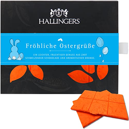 Hallingers Oster-Geschenk-Set 4 Schokolade, 40 Trüffel/Ostereier für Ostern in edler Box (1000g) - Easter Box Pink… – Bild 7