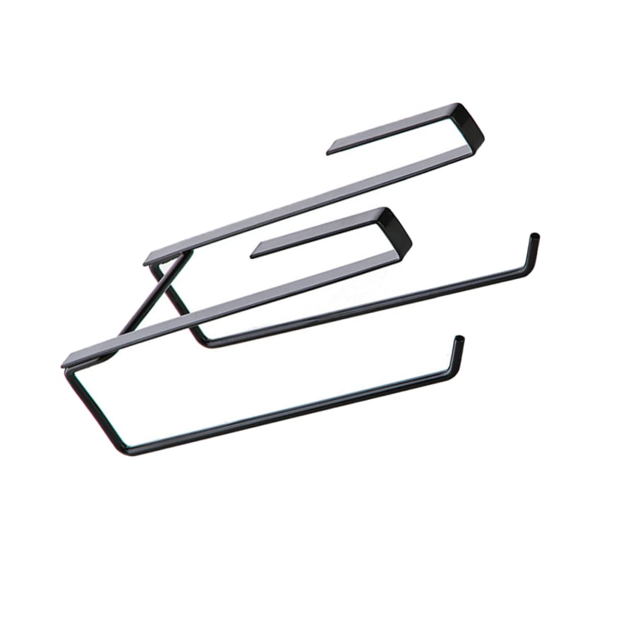 Cabilock Punch Wall-Mounted Paper Towel Holder Kitchen Tissue Storage Rack for Cabinets and Doors Easy Installation High-Strength Material