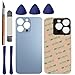 Anglepingping 13 Pro Back Glass Replacement for iPhone 13 Pro Rear Back Glass with Pre-Installed Adhesive and Tools(Sierra Blue)