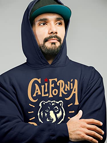 Californie pull à capuche de qualité supérieure OM3 marine M - 2