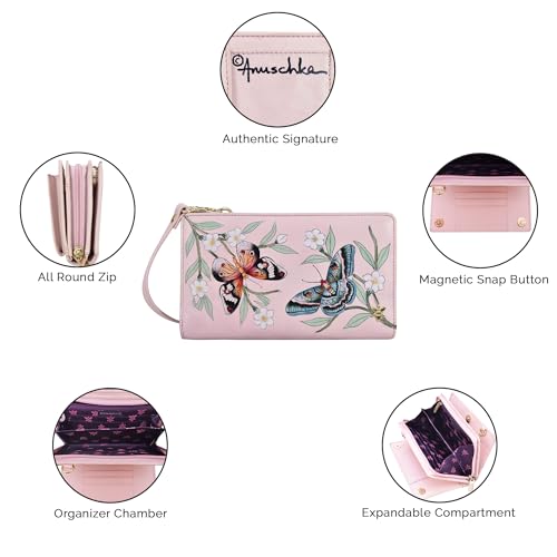 Anuschka Women's Organizer Wallet Crossbody-1149 5