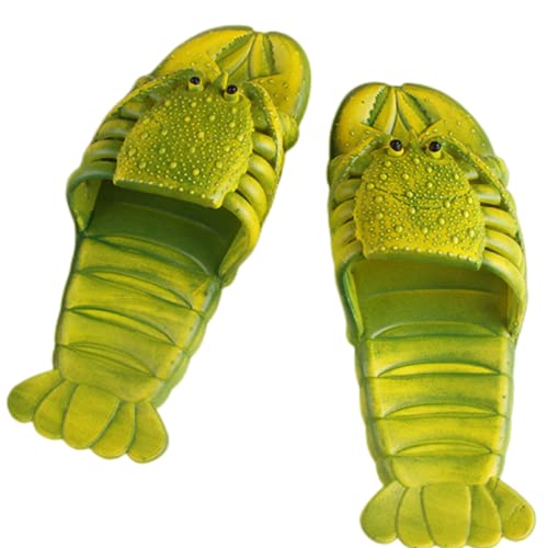 Image of Lobster Slippers for Women and Men | Lobster Slides | Lobster Flip Flops | Lobster Sandals |Bathroom Slippers | Extremely Comfy | Cushioned Thick Sole
