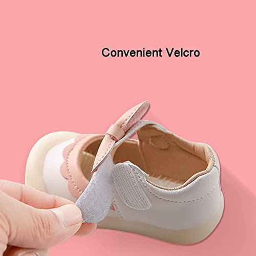 Cute Baby Girl Sandals Toddlers 0-1-2 s Old Princess Shoes Toddler Shoes Dress Flat Shoes Fit Baby Shoes (Color : Pink Size : 11cm) (White 13cm)3