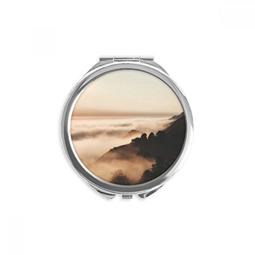 Miroir rond maquillage portable de poche idéal pour vos retouches en voyage et au bureau