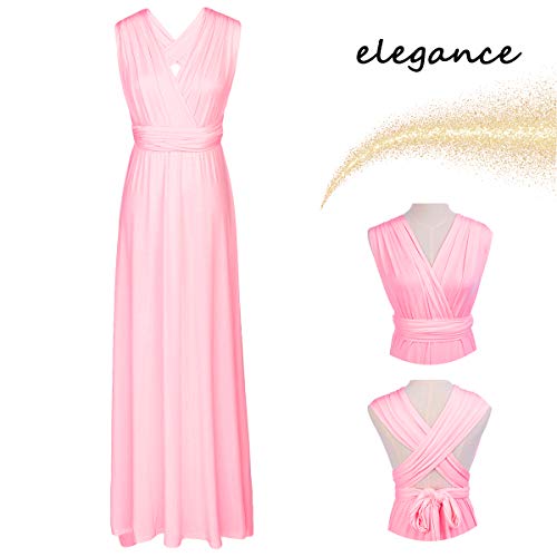 Image of Women Transformer Multi Way Bandage Dress Convertible Bridesmaid Gown