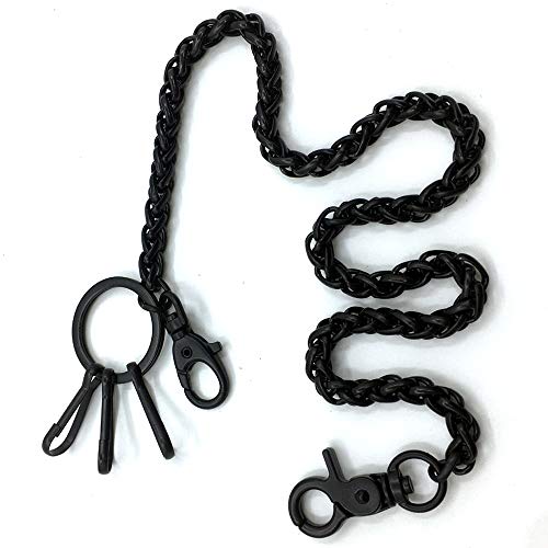 black wallet on chain