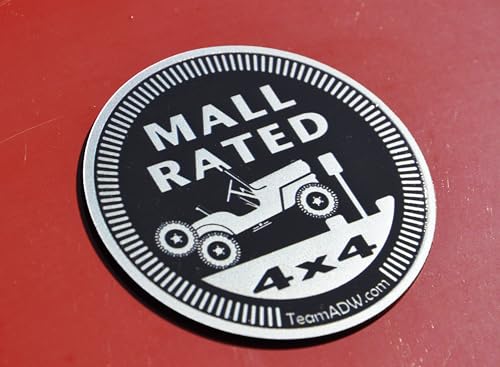 Image of Mall Rated Badges for Jeep (Set of 2) - USA Made (Fits CJ Jeep)