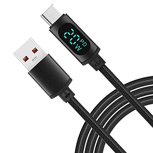 UrbanX USB C to USB C Cable 6.6ft 7A 100W, 1Pack, USB 2.0 to Type C Charging Cable Fast Charge for Mate 9 Porsche Design, MacBook Pro 2020, Samsung Galaxy S21/S22/S23/S24, Pixel, LG, and More