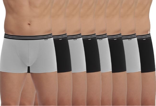 DIM Herren Boxershorts 8er Pack | Ecodim Cotton Stretch Komfortabel | Täglicher Halt | Klassischer Gürtel – Ansicht 2