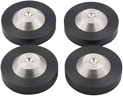 PAPRI 4PCS 39-12MM 304 Stainless Steel Graphite Speaker CD DAC AMP Preamp Isolation Spike Pad Isolation Stand Floor Base