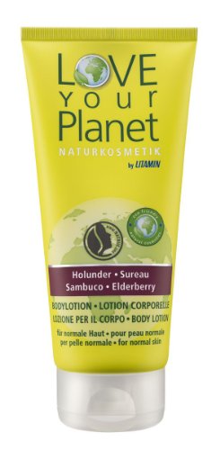 Love Your Planet Body-Lotion Holunder 200 ml, 2er Pack (2 x 200 ml)