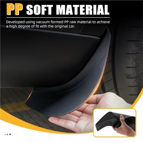 Protector de cejas rueda impermeable para Tesla Model Y 2025 contra barro 5