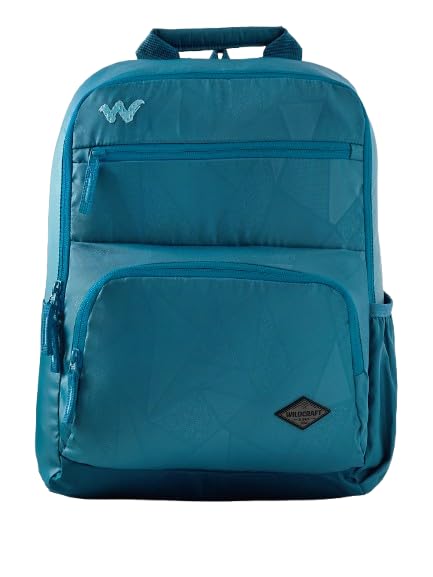 Image of Wildcraft Evo Polyester Laptop Backpack for Travel, Gym, Office | Unisex Backpack with Rain cover | Water Repellent Teardrop Bags for Mens & Womens