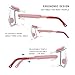 MEIGIX Anti Fog Safety Glasses Safety Goggles Over Glasses Protective Glasses with Anti Scratch Lenses Adjustable (2 Pack (Pink + White)