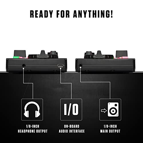 Image of DJ Controller & DMX Bundle - DJ Controller with 2 Decks, DMX Interface & Serato DJ Lite - Numark DJ2GO2 Touch & SoundSwitch Micro DMX Interface