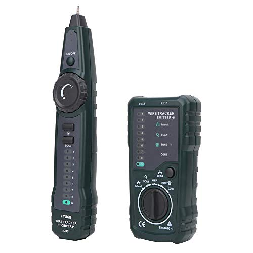 image for Lanpou Network & Telephone Cable Tester Kit, Sensitive Green Multifunc