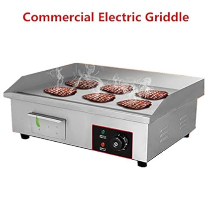 AIVYNA Elektrische Bratpfannen, 220 V All Flat Pan Elektrogrill Kontaktgrill Grill Teppan für Restaurantküche – Bild 7