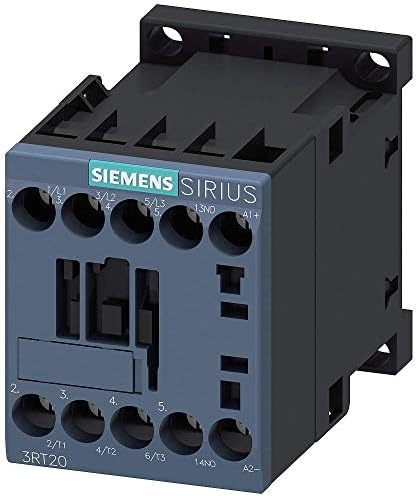 Siemens 3RT2017-1BB41 Schuetz 3 Schließer 5.5kW 24 V/DC 12A mit Hilfskontakt 1St, 3RT20171BB41