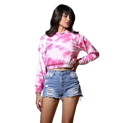 Image of DHRUVI TRENDZ Rayon Hooded T Shirt for Women | Women's T Shirt | T Shirt Women's | Casual Loose Fit | Hoodies T Shirt for Women | T-Shirt for Women