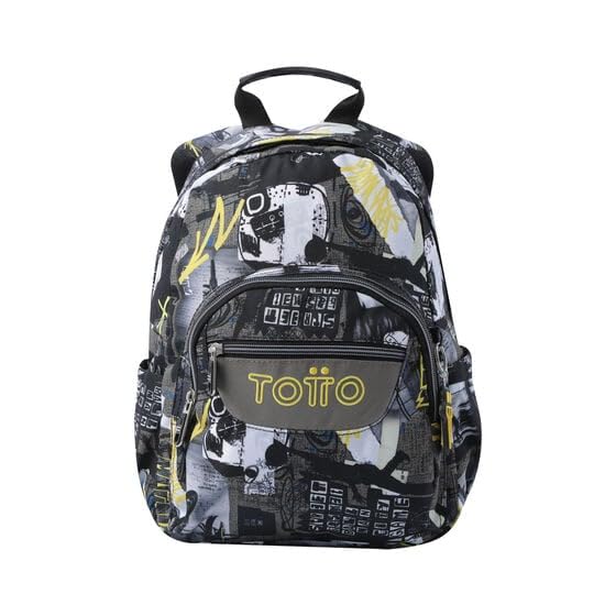 Mochila Totto Tempera escolar pequeña color multicolor Baski