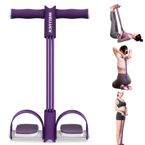 Image of Pull Reducer Training Band, Exercise Equipment for Home Gym, Yoga Pedal Puller Resistance Band, Tummy Trimmer for Men Women, Leg Stretching Band for Exercise, Full Body Workout Tool (Multi, Medium)