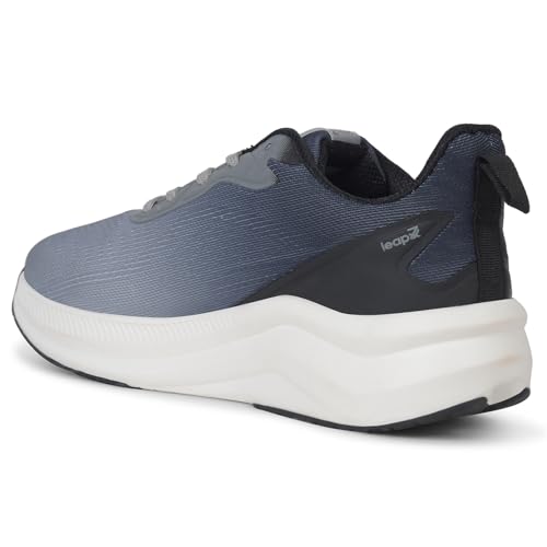 Image of Liberty Leap7x EVELSTER1E Men Sports Running Shoes - Beige & Grey | Comfortable and Durable Lace-Up Closure - Suitable for Lacing Walking, Gym, Jogging and Outdoor Shoes for Man - Cushioned Footbed
