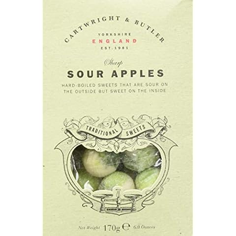 Cartwright & Butler Sour Apple Sweets, pack, Saure Apfel Bonbons Cover