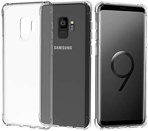 Migeec For Samsung Galaxy S9 Case - Crystal Clear Hybrid Material Covers Air Cushion Gel Bumper Technology Full Protection Phone cases for Samsung Galaxy S9