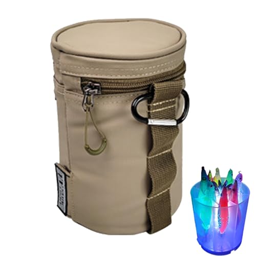 Organiseur de pêche en plein air sac d'accessoires de rangement polyvalent kaki
