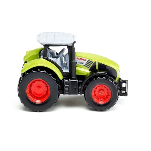 siku 1030, Claas Axion 950 Traktor, Metall/Kunststoff, Grün, Inkl. Anhängerkupplung, Räder mit gummierten Reifen