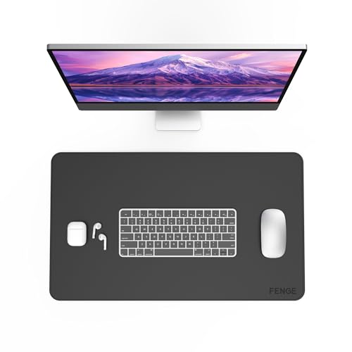 Fenge Desk Pad Mat, Alfombrilla Goma Espuma Reversible 23.6x13.8 in