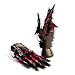 Newcomer Punk Hand Armor with Light, Cyber Cosplay Props Techwear for Men Women, Halloween Cosplay Costume Accessory