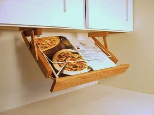 Under Cabinet Mounted Cookbook Holder