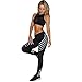Produktbild Damen Yoga Lange Leggings Hose Staresen Frauen Leggings Elastische Dünne Hosen Frauen Mittlere Taille Atmungsaktive Jogginghose Trainingshose Farbige Hosen Drucken Laufende Leggins Bleistifthosen