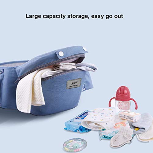 ZSLD Babydrager heupstoel, 360 ergonomische babydrager met winddicht zonnebrandcrème backplane, 6-in-1 cabriolet… - Image 4