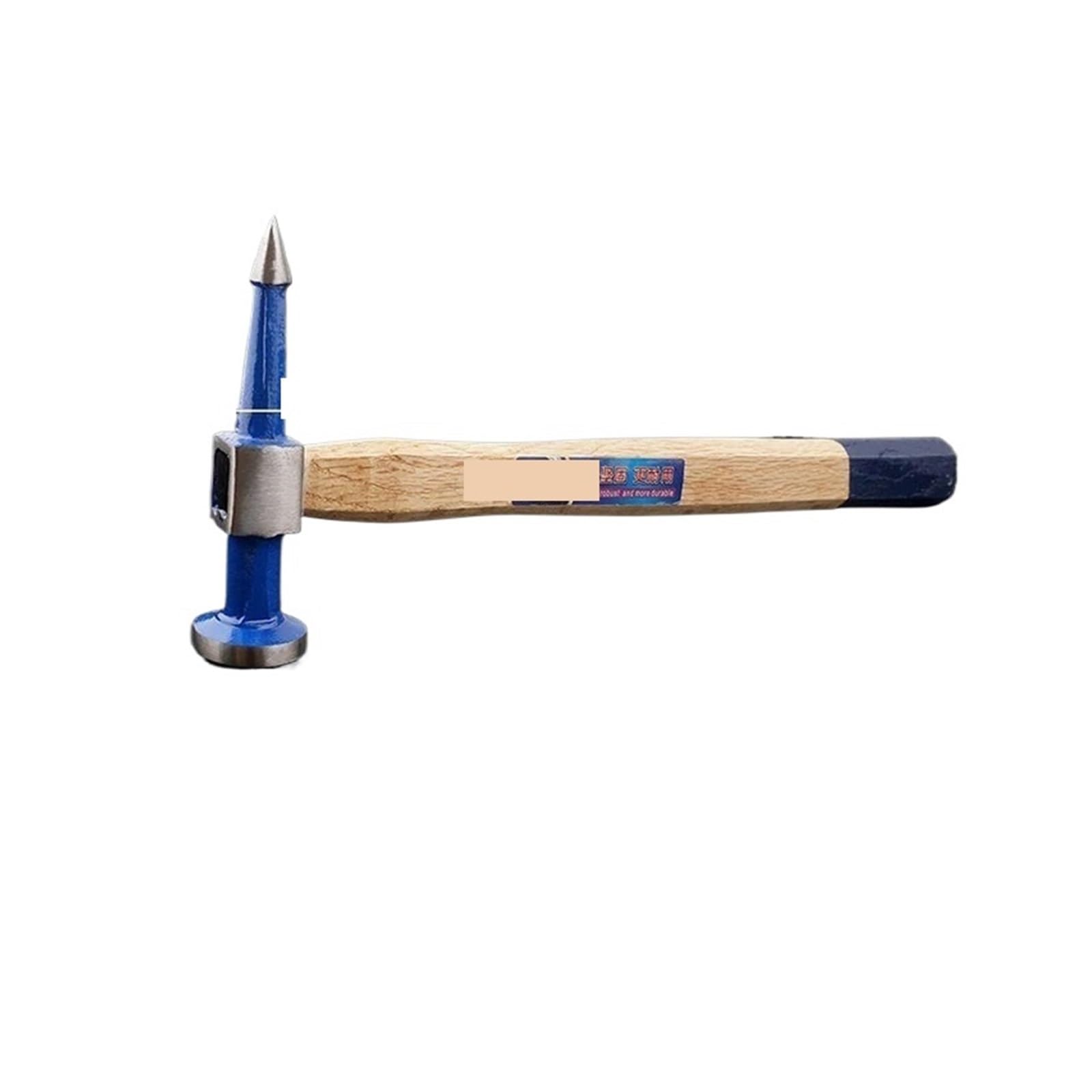 Martello For Lamiera Martello Professionale Strumento For Riparazione Auto E Manutenzione Testa Piatta Punta Appuntita Manico In Noce Importato Lamiera(Pointed Head-452g)