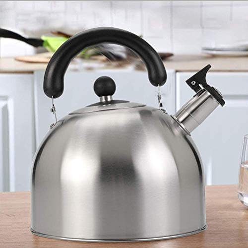 Théière en acier inoxydable 3L à sifflet ménages durable et facile - 5