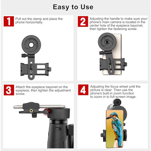 image for Eyeskey Universal Phone Adapter - Capture Stunning Moments with Your S