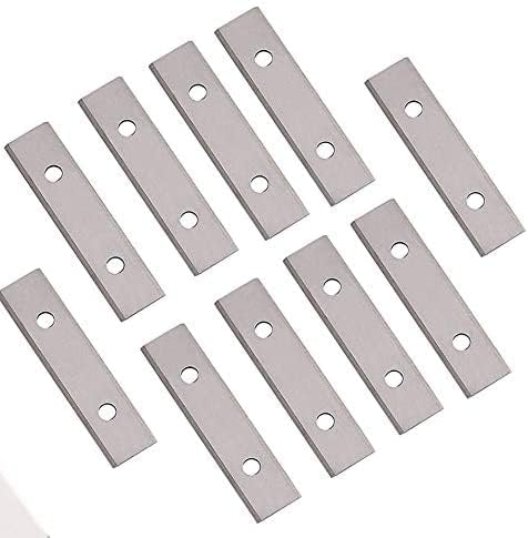 2" (50mm) Paint Scraper Carbide Blades Double-Edged Reversible Replacement Blade (50X12X1.5mm), Pack of 10, Suitable For Most Hand-Held Scrapers By LU