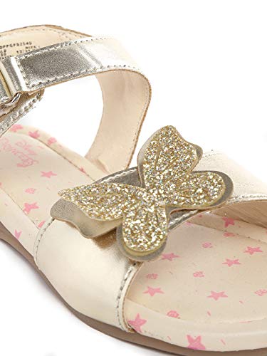 Image of Disney girls Princess By Toothless Kids Girls Gold Fashion Sandal Fashion Sandals
